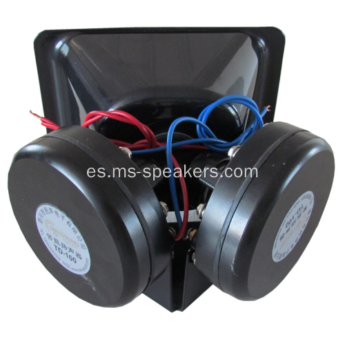 Altavoz de alarma de tono alto de 200W con conductores dobles